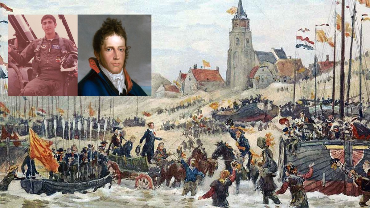 De terugkeer van de Nederlandse prins uit ballingschap